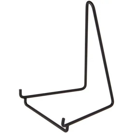 Bard's Black Wire Easel Stand, 6" H x 4" W x 4.5" D {1}