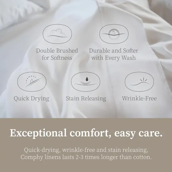 Pillowcase Set of 2, White Super Soft Pillow Cases Queen, Pillow Covers, Luxury Spa, Breathable, Hotel Quality Pillow Cases {3}