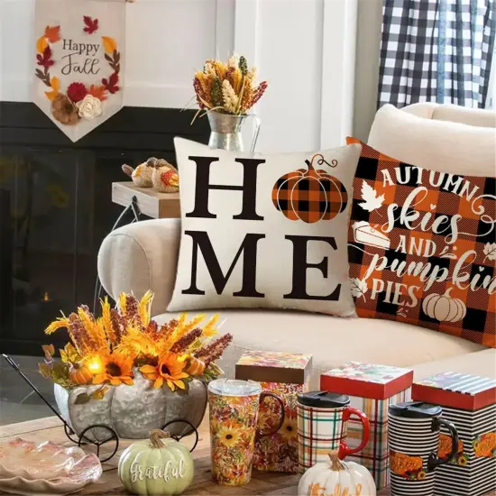 Fall Decor Pillow Covers {3}
