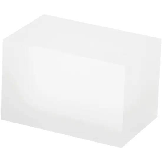 Plymor Frosted Acrylic Rectangular Display Block, 2" H x 2" W x 3" D {1}