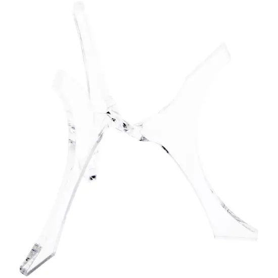 Plymor Clear Acrylic 3-Leg Tri-Pod Display Riser, Holds Egg or Sphere, 4" H x 3.25" W x 3.25" D {1}