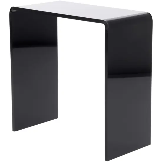 Plymor Black Acrylic Vertical Rectangular Display Riser, 8" H x 8" W x 4" D (1/4" thick) {1}