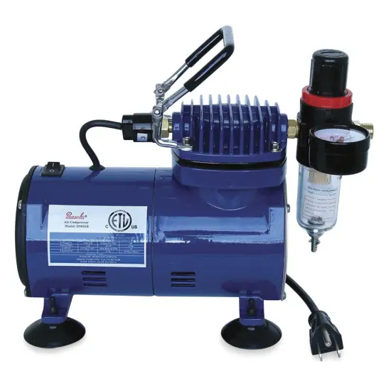 Paasche Air Compressor - 1/5 Horsepower, D500SR with Regulator and Moisture Trap {2}