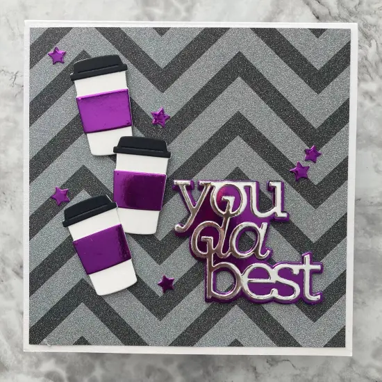 REGAL PURPLE Mirror Foil Cardstock - 12x12 Foil Cardstock - Encore {6}