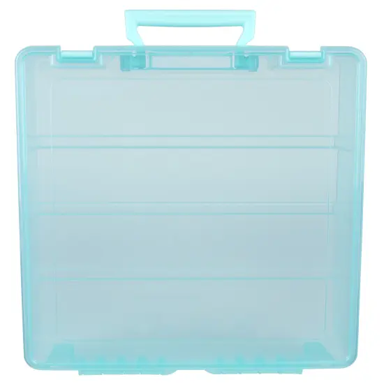 Artbin Super Satchel Single Compartment-15.25"X14"X3.5" Aqua Mist {4}