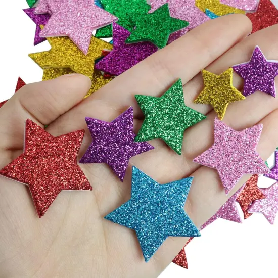 270PCS Self Adhesive Star Shaped Wall Stickers for Kid's Arts Craft Supplies {4}
