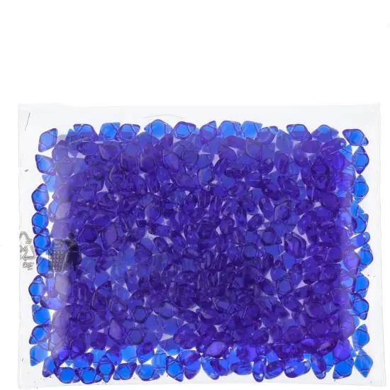 Matubo 2-Hole Czech Glass Transparent Gemduo Beads, 50g Sapphire {2}