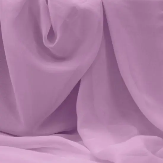 1 Yard Lilac Chiffon Fabric 58/60" Wide Lightweight Sheer Polyester for Apparel, Crafts & D&eacute;cor {1}
