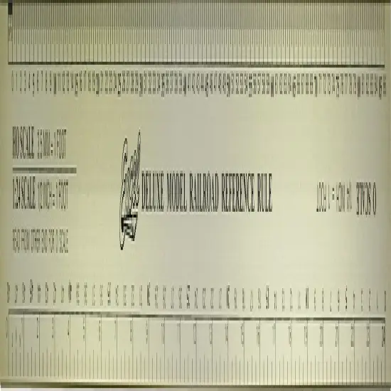 12-Inch Scale Rule for Modeling {5}