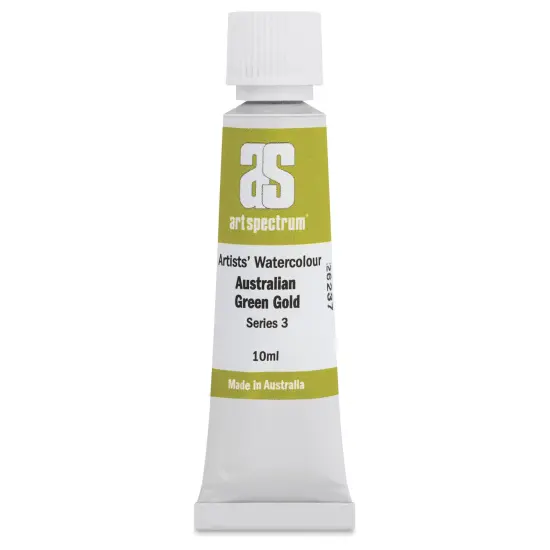 Art Spectrum Artists&rsquo; Watercolor Tube - Australian Green Gold, 10 ml {1}
