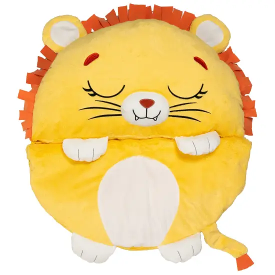 Happy Nappers: Pillow & Sleepy Sack: Large - Lion Lex - 66 x 30", 2-In-1: Plush Animal Opens Into Sleeping Bag, Soft Play & Nap Character, Kids 7+ {6}
