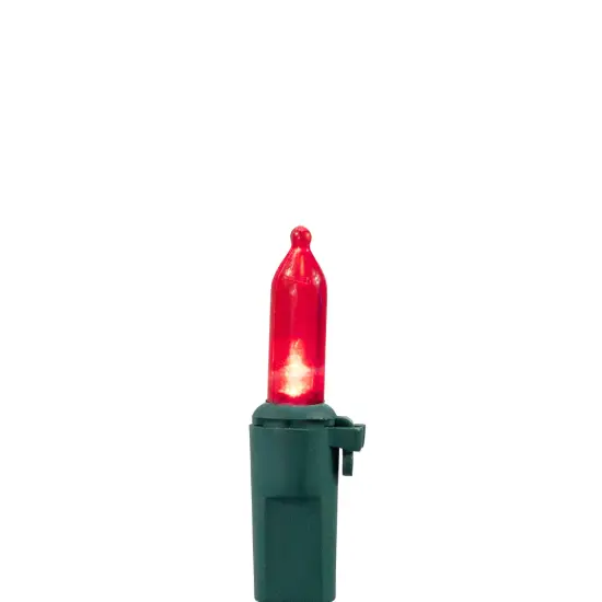 Northlight LED Mini Christmas Lights - Red - 16.25' Green Wire - 50ct {6}