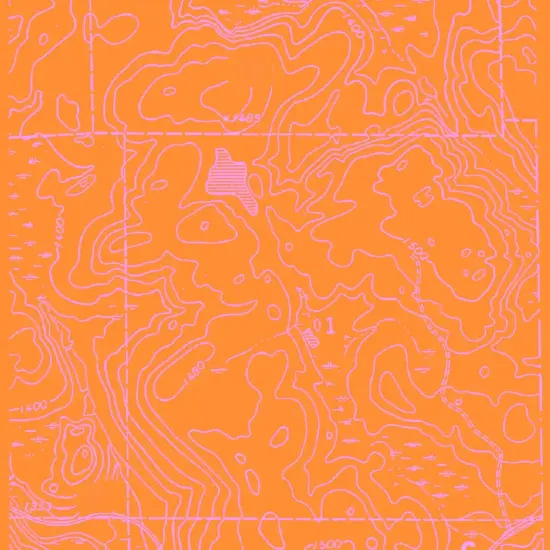 Topographic Map Gift Wrap XIII {2}