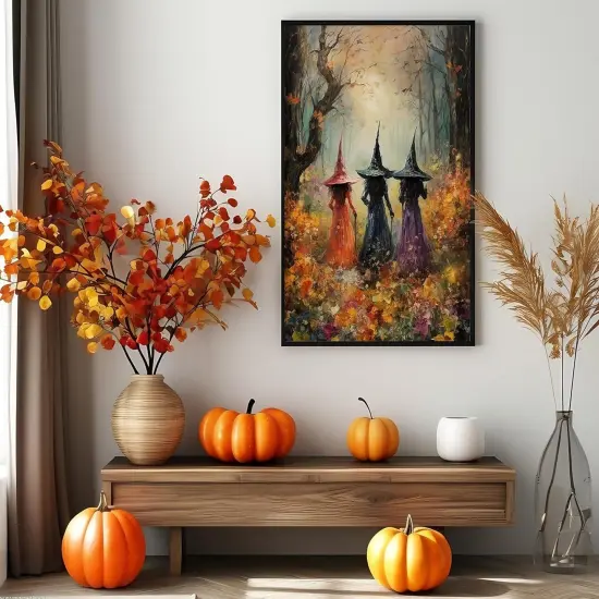 Halloween Witch Diamond Painting Kits - 12x16 Inch {2}