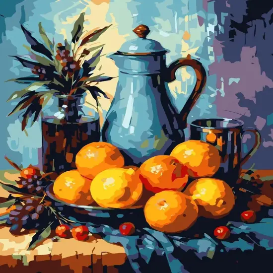 Paint by Numbers - (Fruit Pattern, 16" Wx20 L) {1}