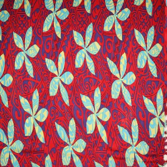 72" L x 45" W Colorful Tiare Sarong with Fringes Rayon Fabric Gray {3}