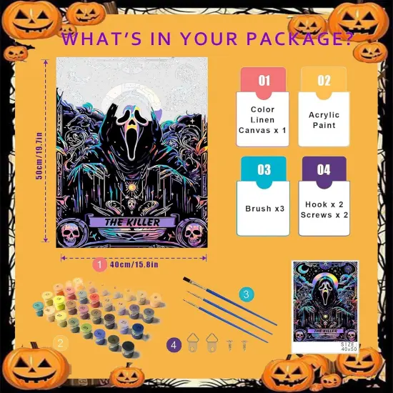 Horror Paint by Numbers -16x20 inch (MT21557) {2}