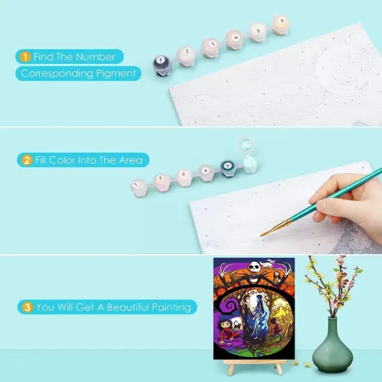 Paint by Numbers Kit for Adults Framed Canvas {4}