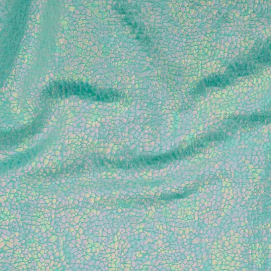 1 Yard Alligator print Hologram 4 Way Stretch Nylon Spandex Fabric 60&rdquo; Width Hot Pink Illusion {7}