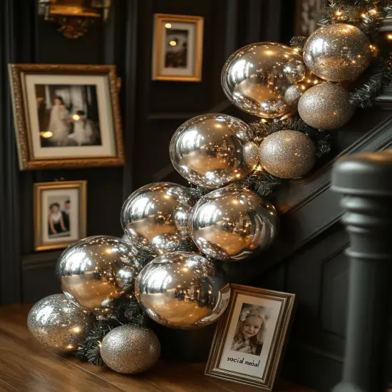 100 Pack 12 inch Silver Round Helium Balloons,Silver Metallic Chrome Latex Balloons {4}