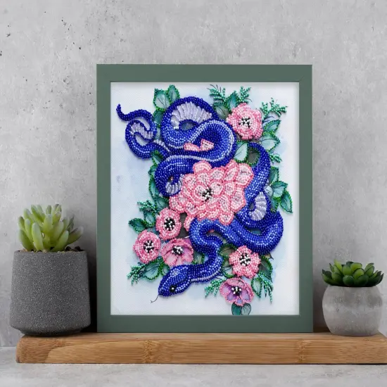 Mid-sized bead embroidery kit - Embrace of nature {4}