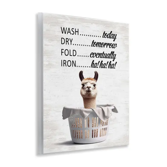 Stupell Industries Funny Laundry Timing Wall Plaque Design by Lettered and Lined {3}