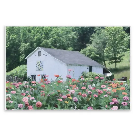 Stupell Industries Countryside House in Garden Wall Plaque Design by Lori Deiter {1}