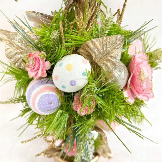 Easter Floral Double Topiary 26" {3}