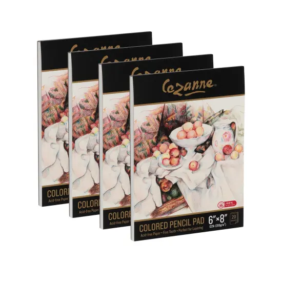 Cezanne 100% Cotton Colored Pencil Pad - Multipacks {1}