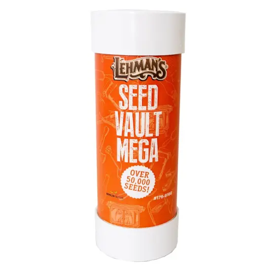 Lehman's Heirloom Garden Seed Vault Kit, Mega with PVC Case and Guide, 70+ Varieties of Vegetable Herb and Fruit Seeds, 50K+ Seeds {3}
