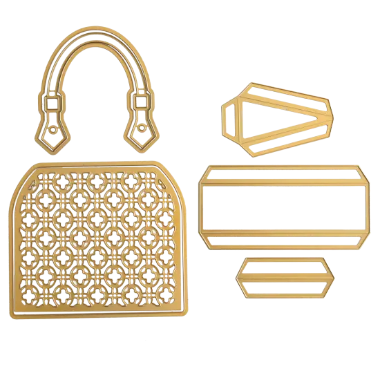 Luxury Status Purse Card Box Dies {1}