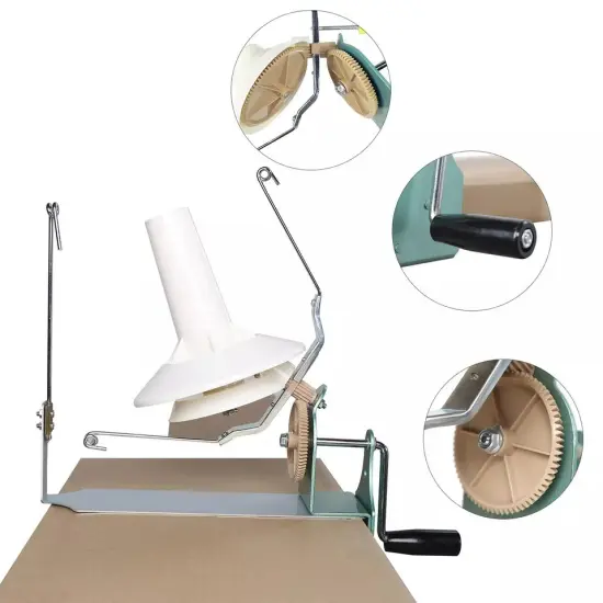 Yarn Ball Winder Jumbo Nylon Fiber/Wool/String Ball Winder Hand Operated Top {2}