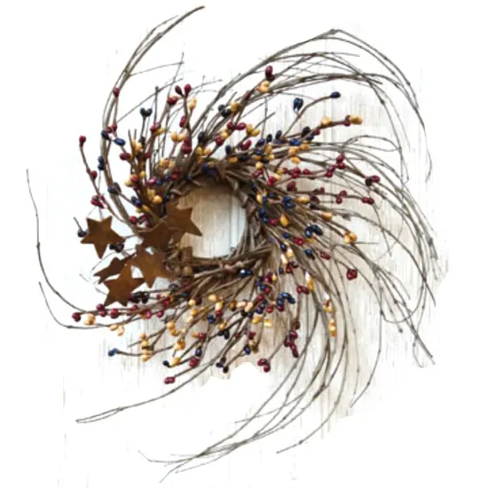 Pip & Star Twig Wreath Red {2}