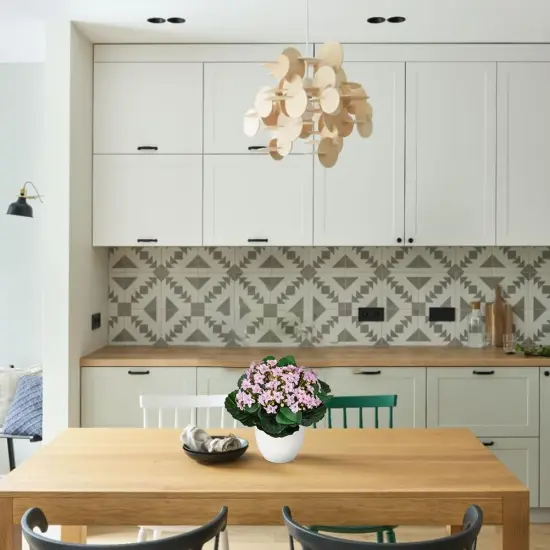 Artificial Flowers Summer Potted Plants, Bush Pink Faux Silk Flowers Artificial Plants & Flowers in Vase Small Potted Plant Fake Flower with Pot Arrangement Home Decor Office Bathroom Shelf Desk Decoration {3}