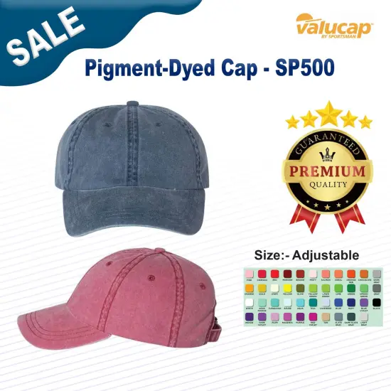 Valucap&reg; Pigment Dyed Cap Periwinkle {3}