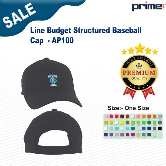 Prime&reg; Line Budget Structured Baseball Cap BLACK {2}
