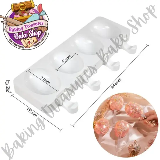 Plain Egg Silicone mold {3}