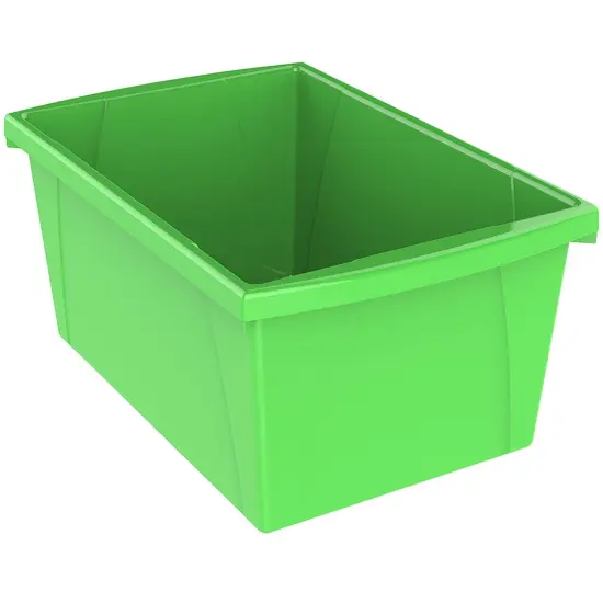Medium Classroom Storage Bin, Green {1}