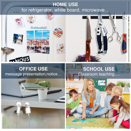 40 Pieces Small Magnets, Tiny Rare Earth Magnets, 5 Different Size Neodymium Magnets for Refrigerator, DIY, Building, Crafts and Kitchen Cabinet, Office Magnets {4}