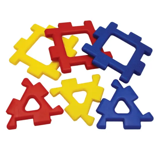 Giant Polydron Set, Pack of 40 {1}