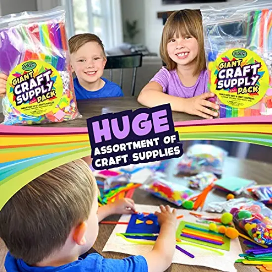 Arts and Crafts Supplies Kit for Kids - Boys and Girls Age 4 5 6 7 8 Years Old - Toddler Art Set Activity Materials in Bulk - Great for Preschool, Homeschool, and Kindergarten DIY Crafting Projects {5}