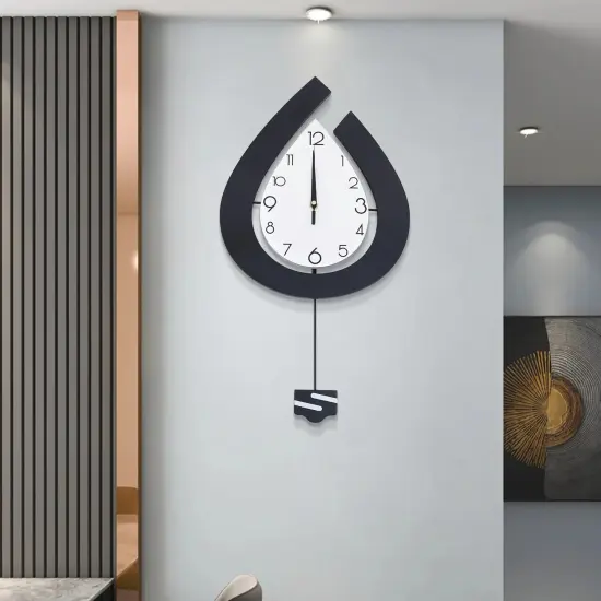 Large Wall Clock for Living Room Decor Big Pendulum Modern Silent Wall Clock {3}