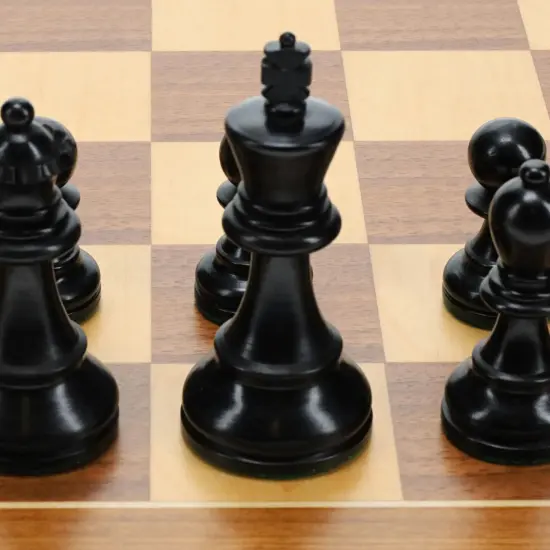 WE Games Jacques Chess Pieces - Weightedwith 3.59 in. King {4}