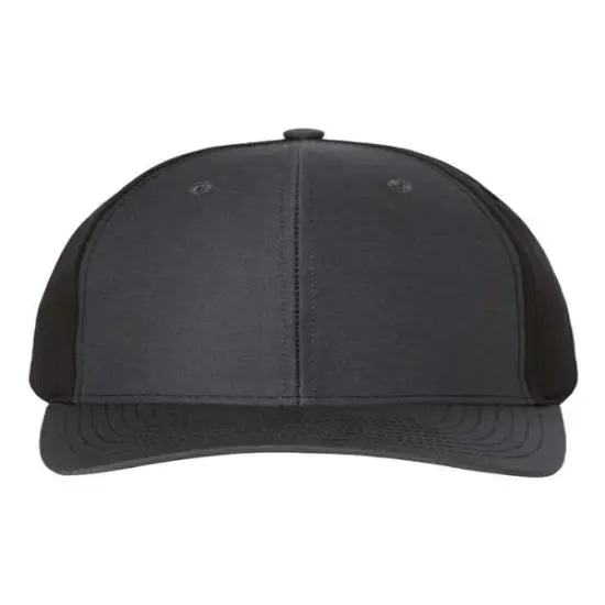 Richardson&reg; Twill Back Trucker Cap Charcoal/ Black {1}