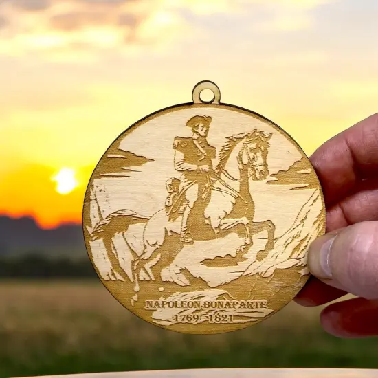 Ornament - Napoleon Bonaparte Raw Wood {5}