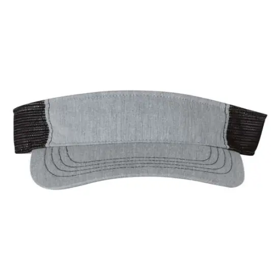Richardson&reg; Trucker Visor Heather Grey/ Black {7}