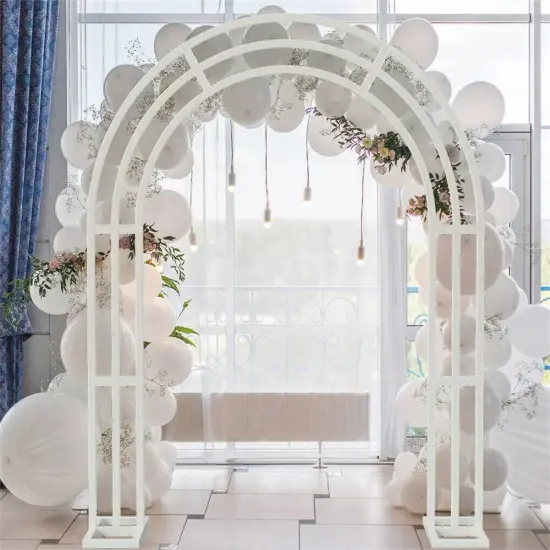 Arch Backdrop Stand Frame Flower Display Balloon Garden Pipe Arbor Wedding Party {4}