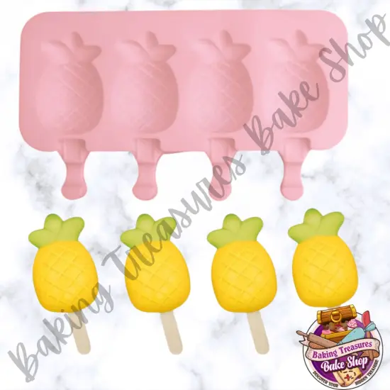 Pineapple Cakecsicles/Popsicles Mold {4}