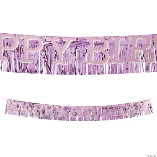 Happy Birthday Fringe Garland {3}