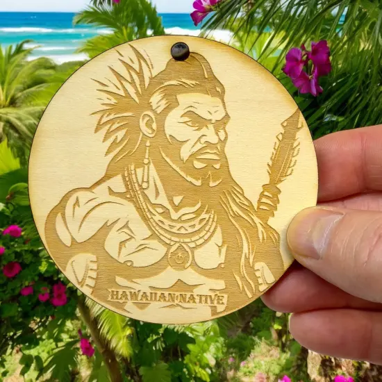 Ornament - Hawaiin Native Raw Wood {3}